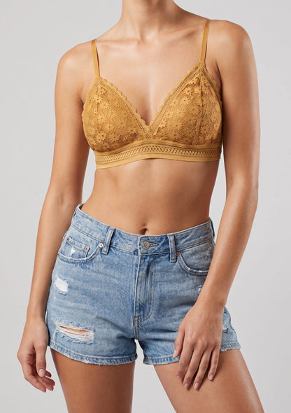 Koronkowy biustonosz bralette