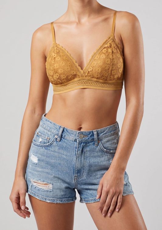 Koronkowy biustonosz bralette