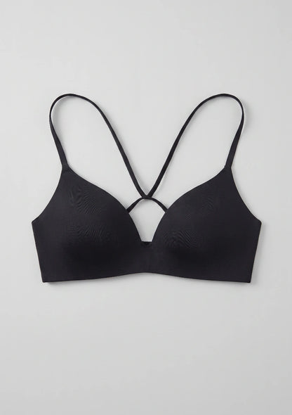 Biustonosz bezszwowy z efektem push up