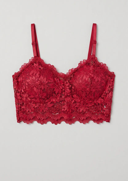 Biustonosz koronkowy bralette w formie topu