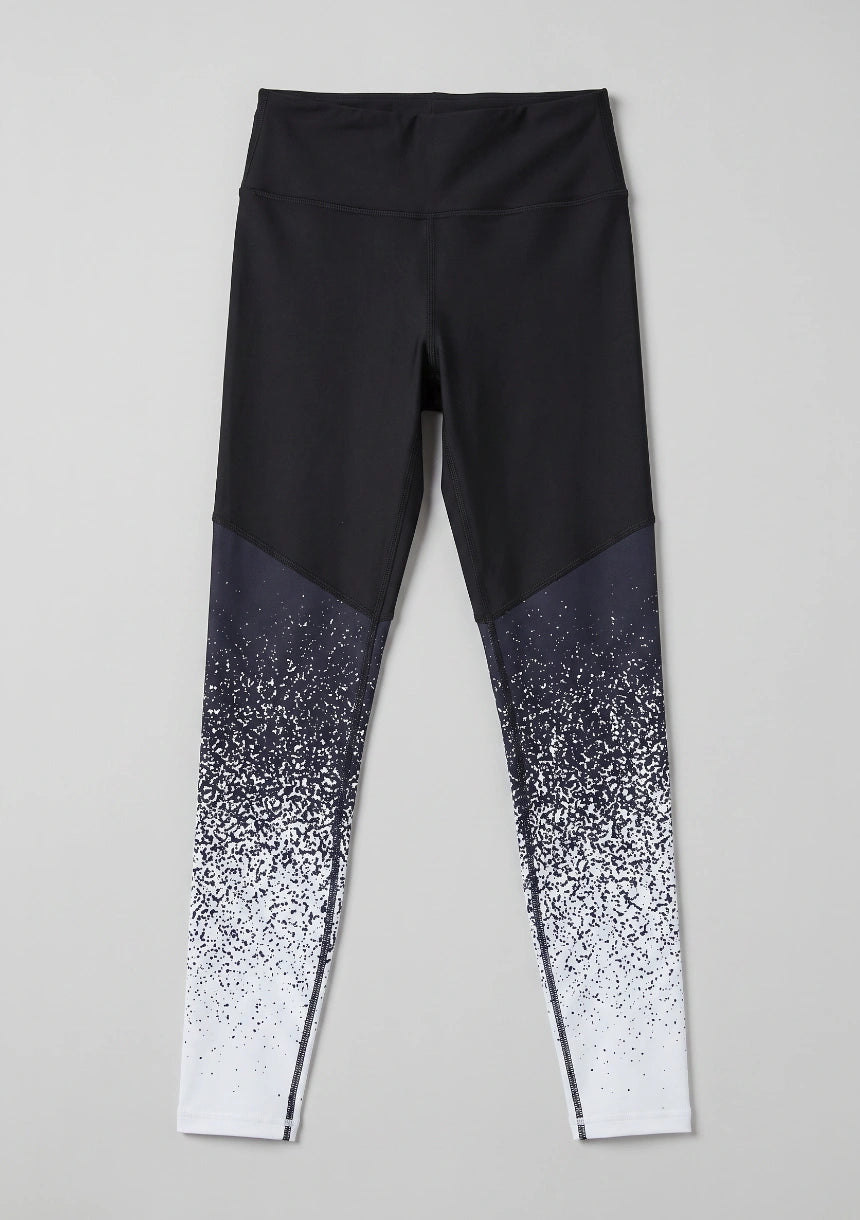 Legginsy sportowe z efektem ombre