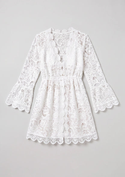 Koronkowe kimono plażowe