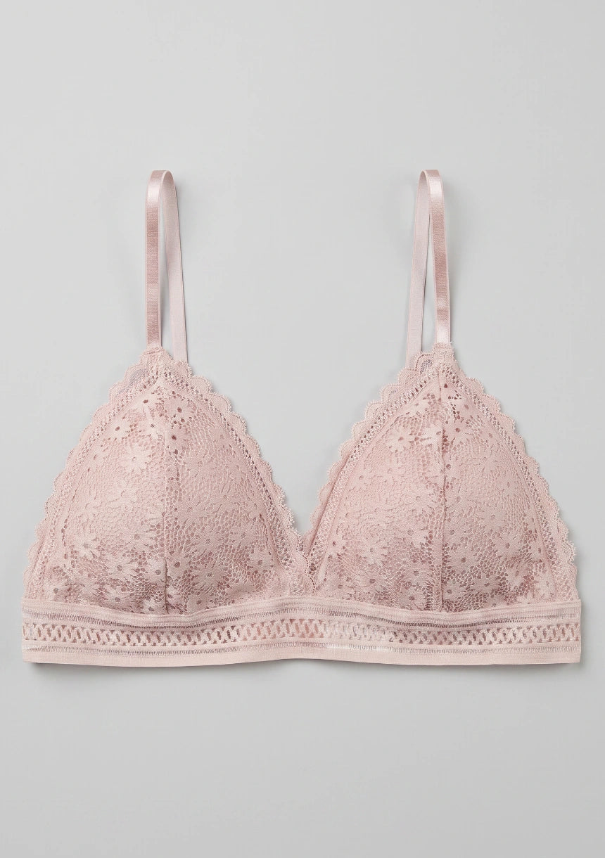 Koronkowy biustonosz bralette