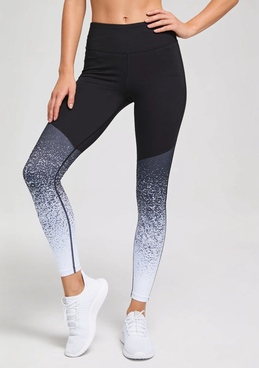 Legginsy sportowe z efektem ombre