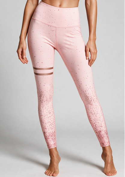 Legginsy sportowe z efektem ombre
