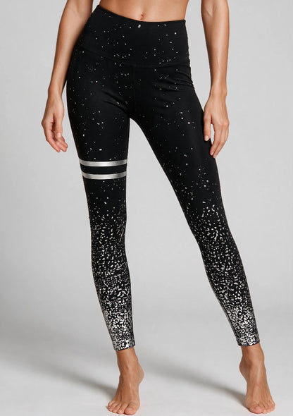 Legginsy sportowe z efektem ombre