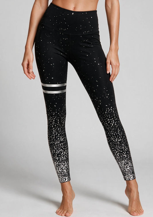 Legginsy sportowe z efektem ombre
