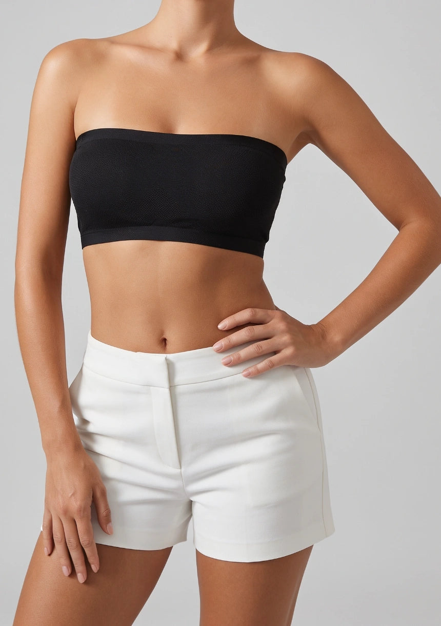 Klasyczny oddychający biustonosz bandeau