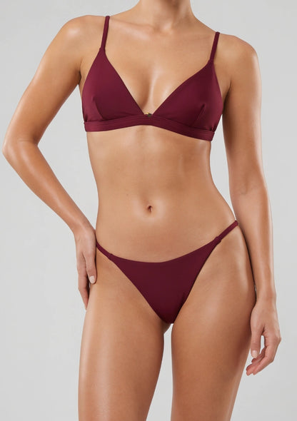 Dwuczęściowy strój kąpielowy bikini z trójkątnymi miseczkami