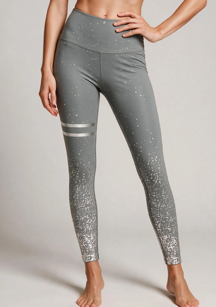 Legginsy sportowe z efektem ombre