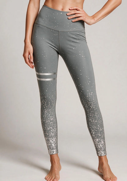 Legginsy sportowe z efektem ombre