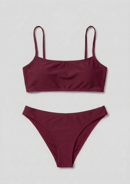 Minimalistyczny dwuczęściowy strój kąpielowy bikini