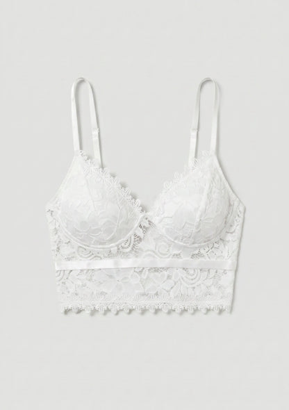 Biustonosz koronkowy bralette w formie topu