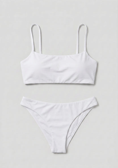 Minimalistyczny dwuczęściowy strój kąpielowy bikini
