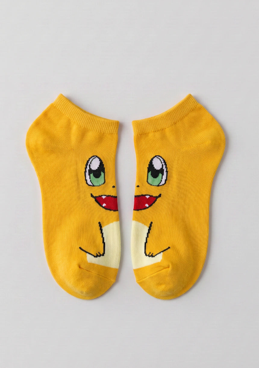 Skarpetki krótkie z nadrukami pokemonów