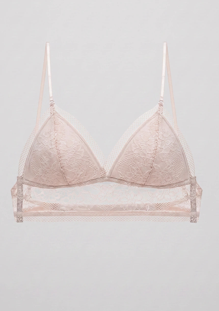 Biustonosz bralette z obniżonym tyłem