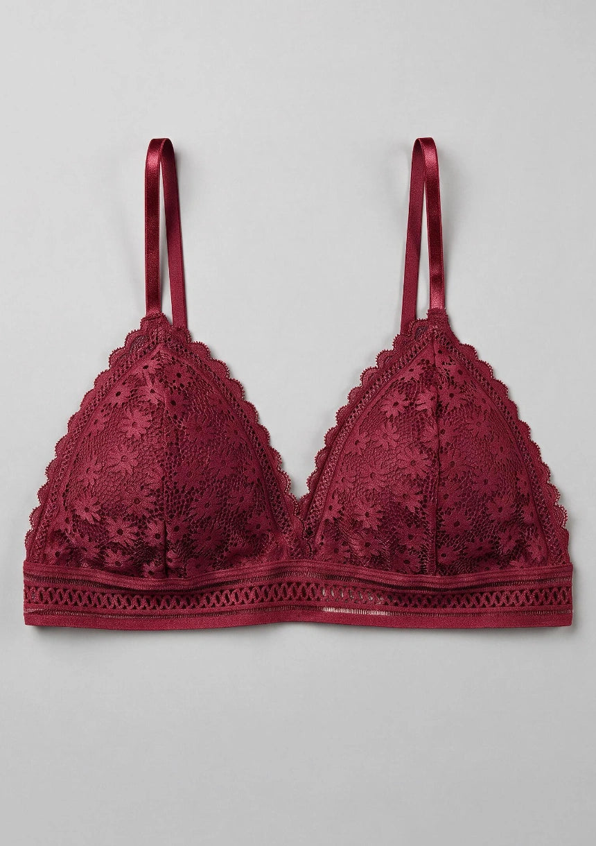 Koronkowy biustonosz bralette