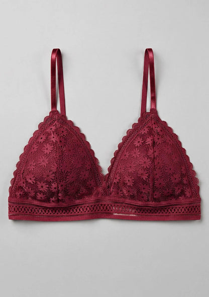 Koronkowy biustonosz bralette