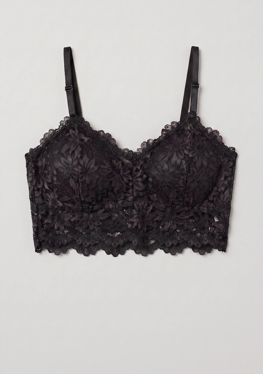 Biustonosz koronkowy bralette w formie topu