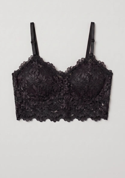 Biustonosz koronkowy bralette w formie topu
