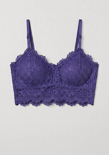 Biustonosz koronkowy bralette w formie topu