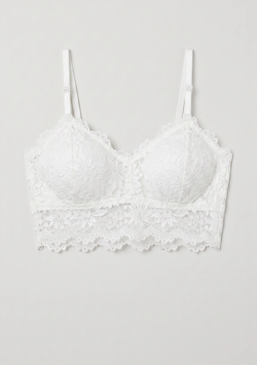 Biustonosz koronkowy bralette w formie topu