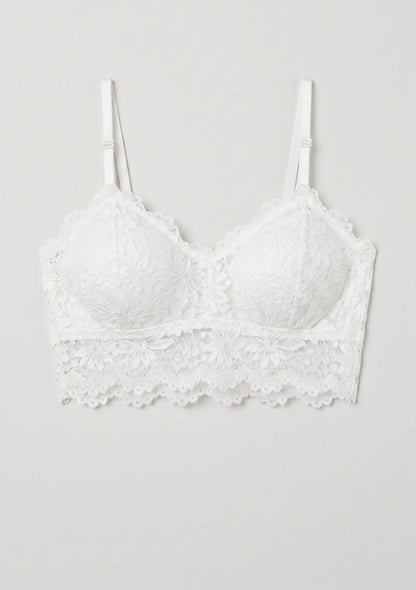Biustonosz koronkowy bralette w formie topu