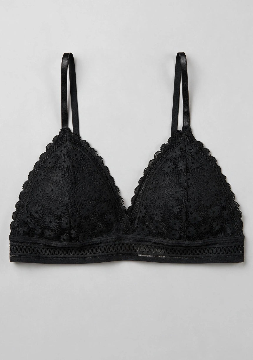 Koronkowy biustonosz bralette