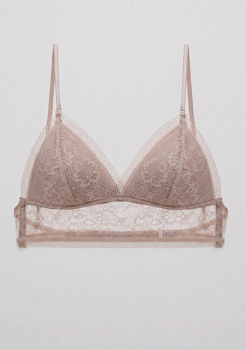 Biustonosz bralette z obniżonym tyłem