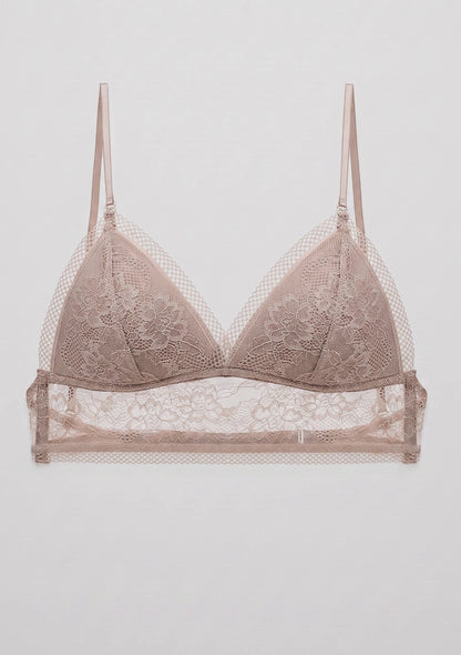 Biustonosz bralette z obniżonym tyłem