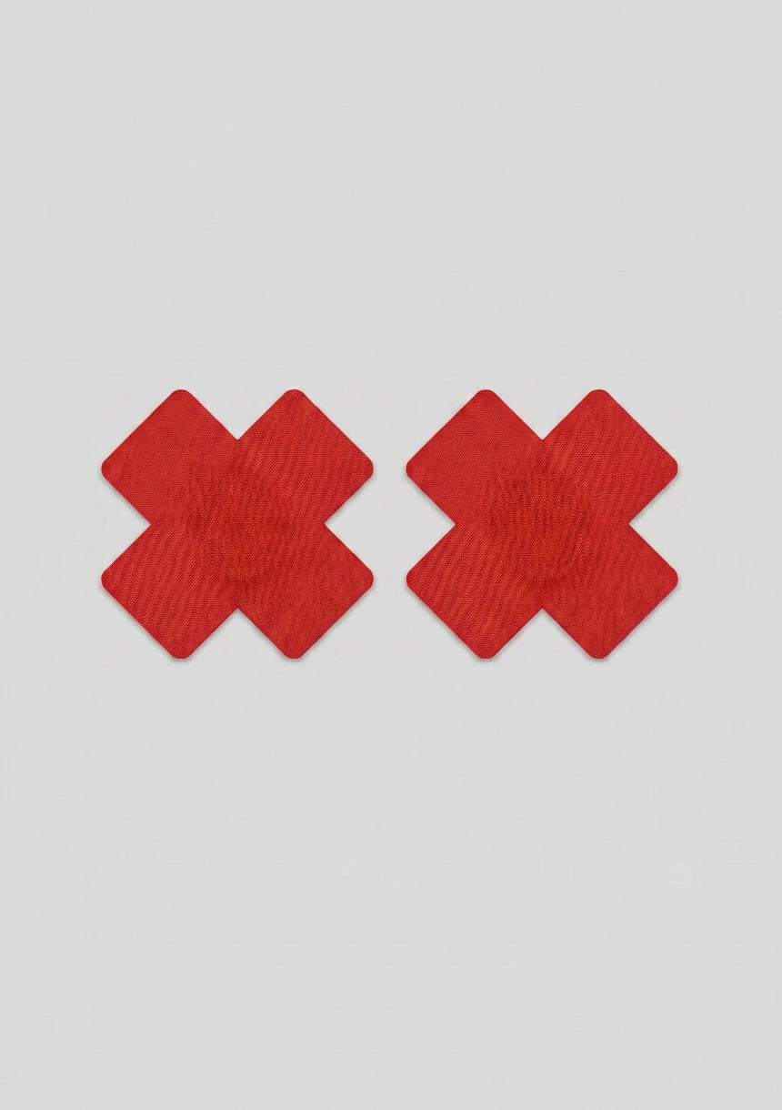 Naklejki zakrywające sutki w kształcie "x"