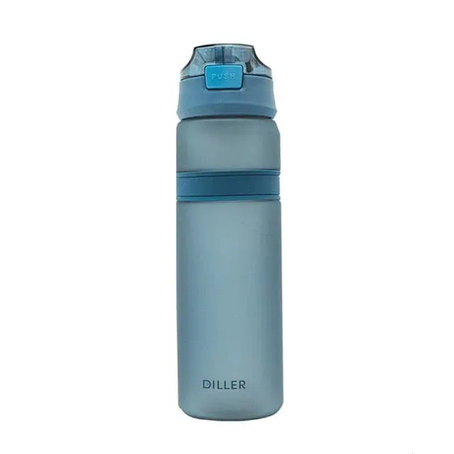 Matowa butelka na wodę - Niebieski / 550ml