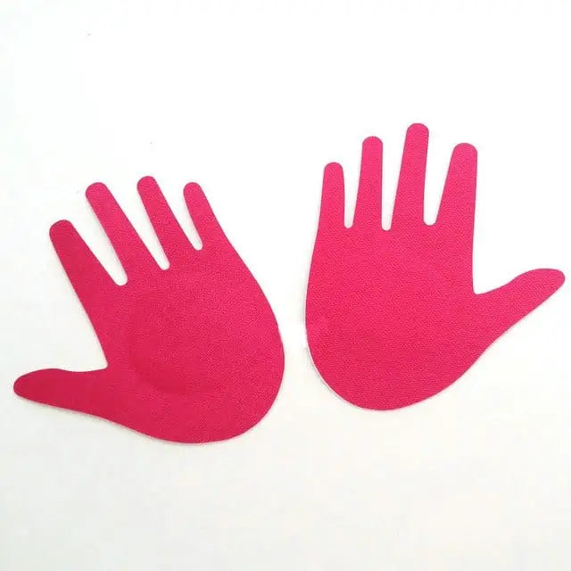 Naklejki zakrywające sutki w kształcie rąk - Różowy