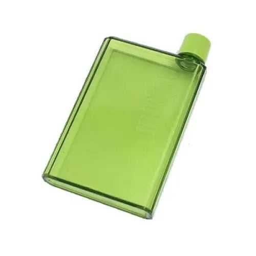 Płaska butelka na wodę - Zielony / 420ml