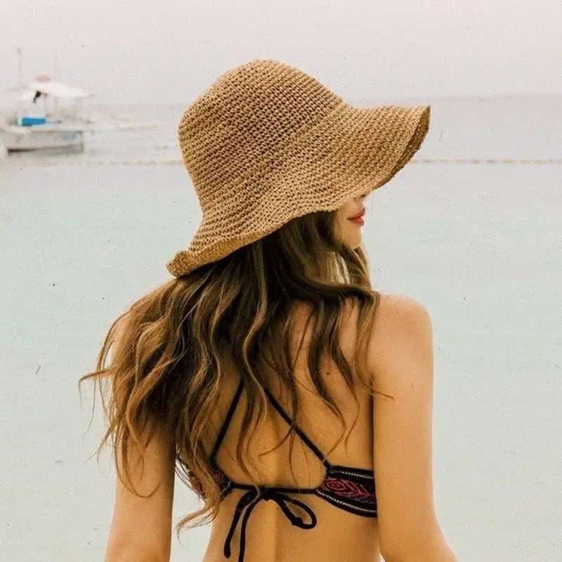 Prosty kapelusz plażowy