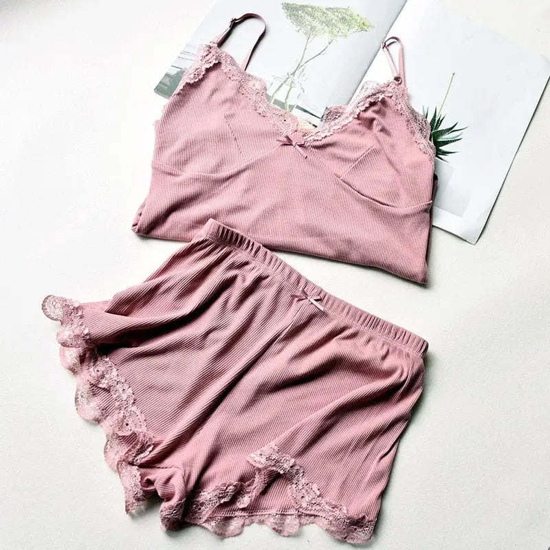 Uniwersalna piżama damska - Różowy / Uniwersalny
