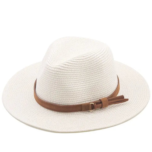 Uniwersalny kapelusz plażowy - Biały / Uniwersalny