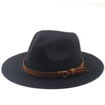 Uniwersalny kapelusz plażowy - Czarny / Uniwersalny
