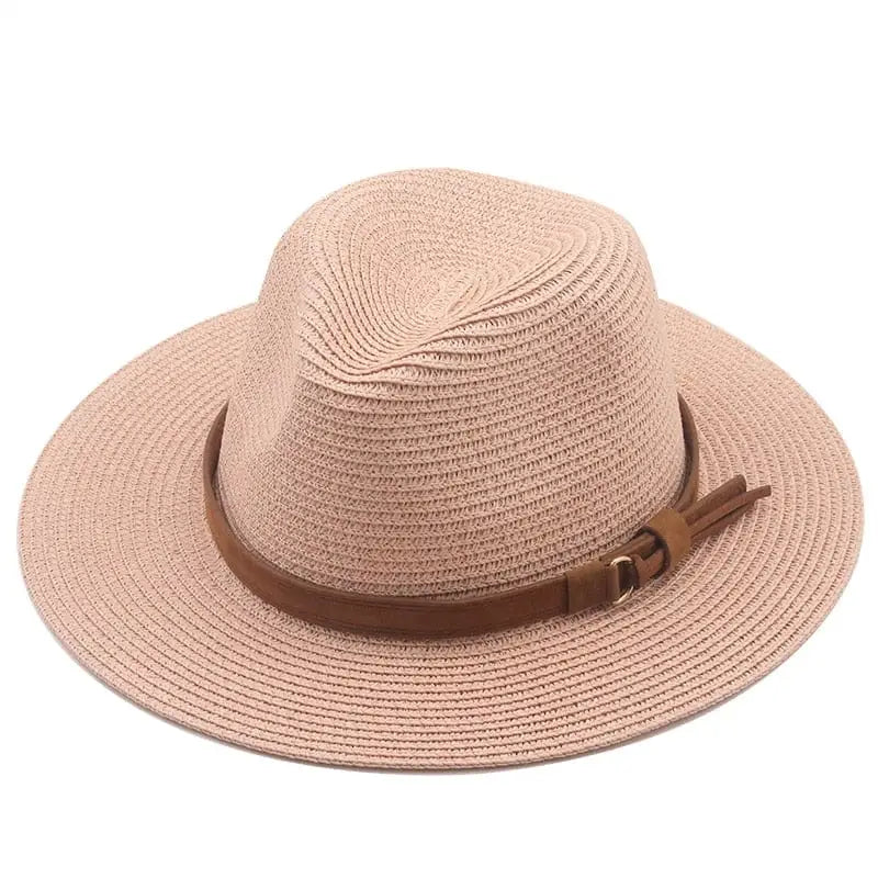 Uniwersalny kapelusz plażowy - Różowy / Uniwersalny